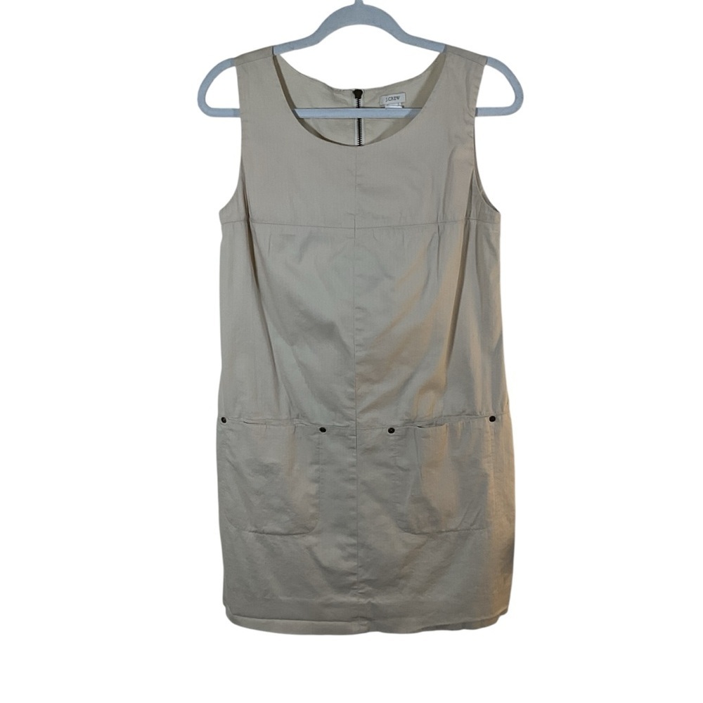 J. Crew Women’s Khaki Jumper W/Back Zipper.  Size 10